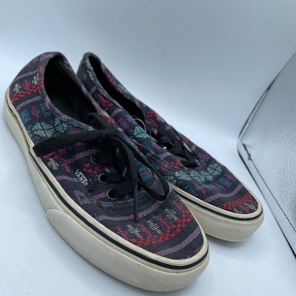 Vans Purple Blue Sneakers Unisex 5 men/6.5 women's